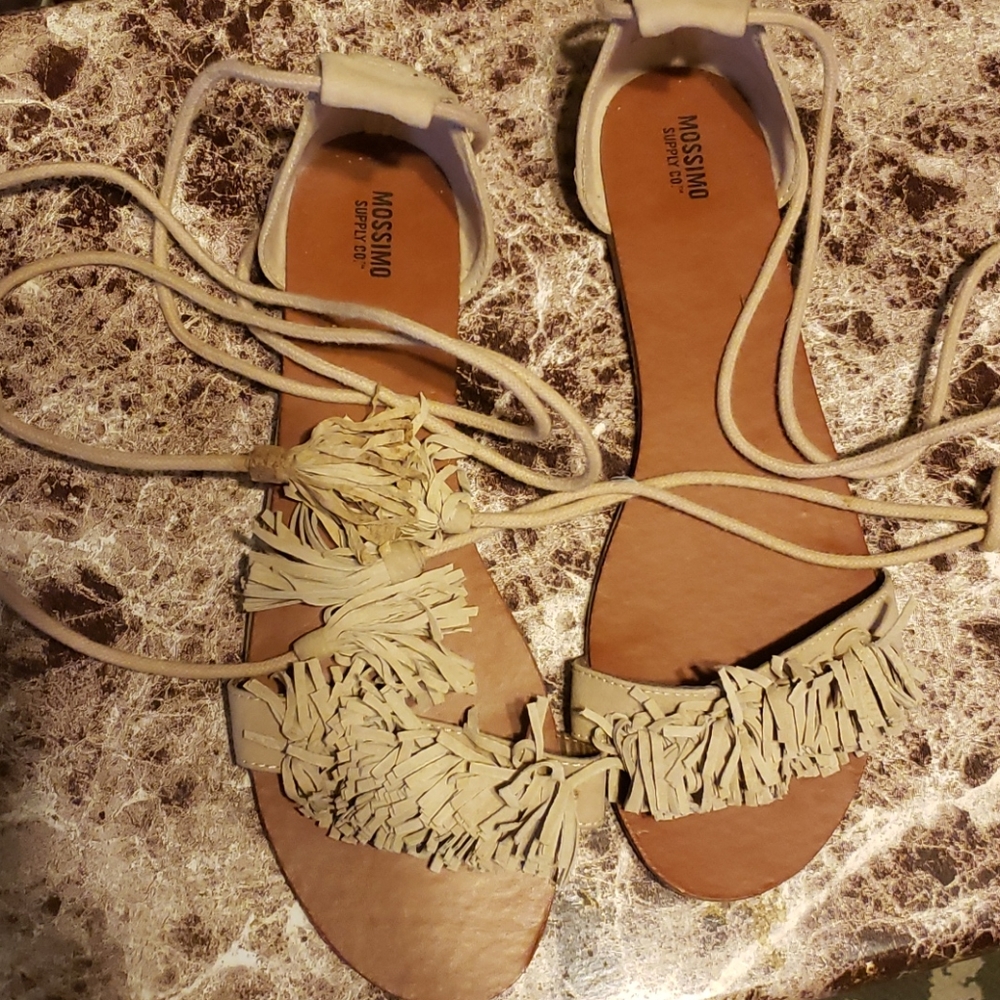 Lace Up Sandels size 10